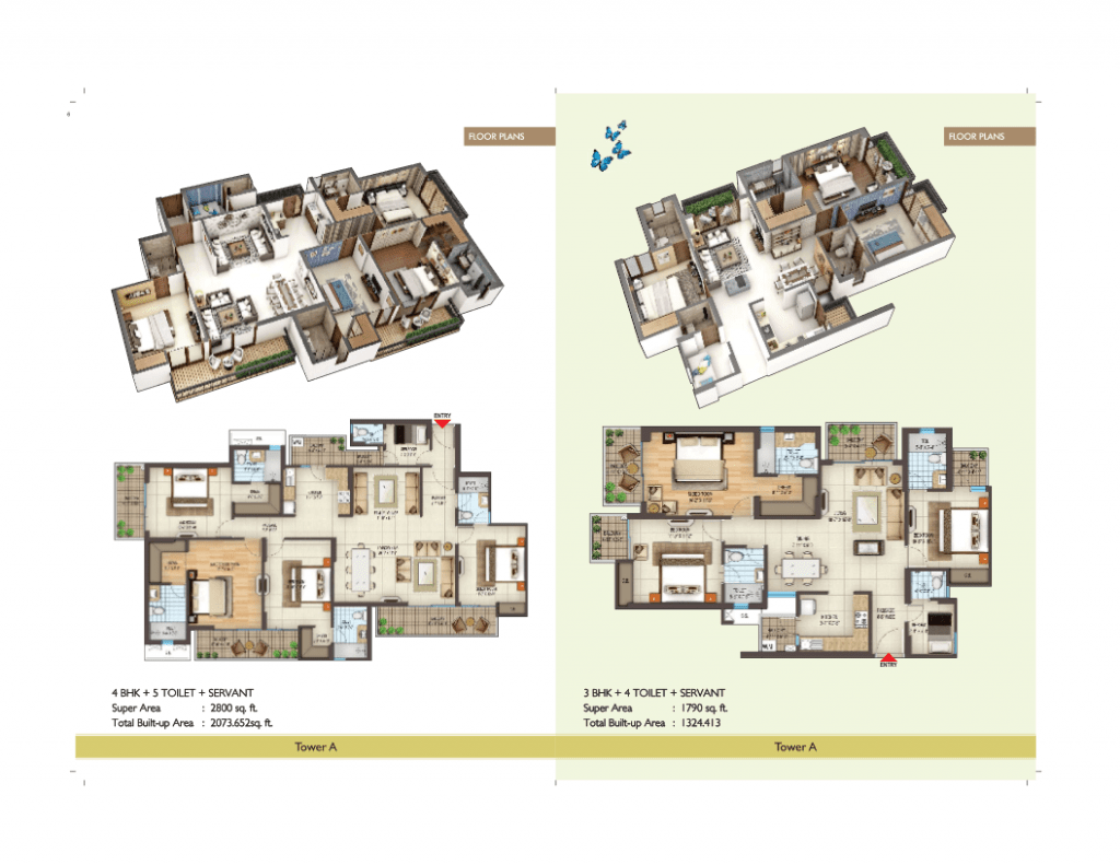 Spring Homes Floor Plan Tower-A