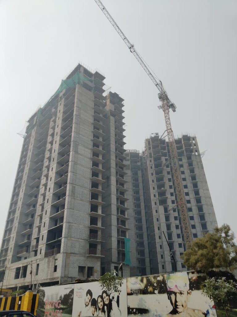 Spring Homes Construction Update in Noida